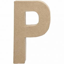 Letter, P, H: 20,5 cm, W: 11,4 cm, thickness 2,5 cm, 1 pc [HOB-26615]