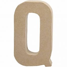 Letter, Q, H: 20,3 cm, W: 11,5 cm, thickness 2,5 cm, 1 pc [HOB-26616]
