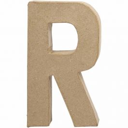 Letter, R, H: 20,5 cm, W: 11,7 cm, thickness 2,5 cm, 1 pc [HOB-26617]
