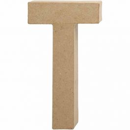 Letter, T, H: 20,5 cm, W: 11 cm, thickness 2,5 cm, 1 pc [HOB-26619]