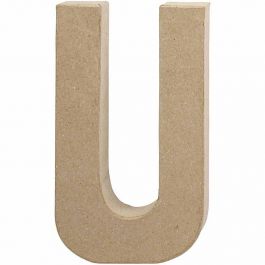 Letter, U, H: 20,5 cm, W: 11,5 cm, thickness 2,5 cm, 1 pc [HOB-26620]