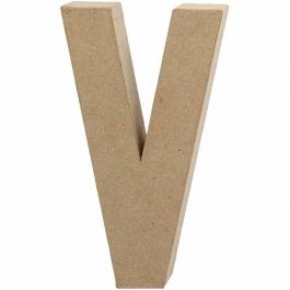 Letter, V, H: 20,5 cm, W: 11,5 cm, thickness 2,5 cm, 1 pc [HOB-26621]