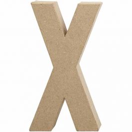Letter, X, H: 20,2 cm, W: 10,5 cm, thickness 2,5 cm, 1 pc [HOB-26623]