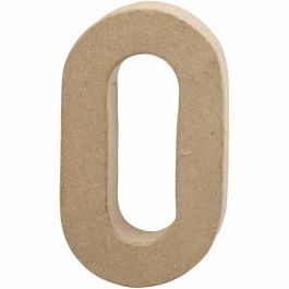 Number, 0, H: 20,4 cm, W: 11,7 cm, thickness 2,5 cm, 1 pc [HOB-26638]