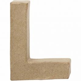 Letter, L, H: 10 cm, W: 7,5 cm, thickness 1,7 cm, 1 pc [HOB-26650]