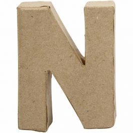 Letter, N, H: 10 cm, W: 7,8 cm, thickness 2 cm, 1 pc [HOB-26652]