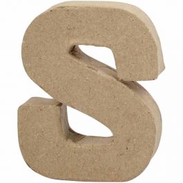 Letter, S, H: 10 cm, W: 8 cm, thickness 1,7 cm, 1 pc [HOB-26657]
