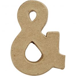 Symbol, &, H: 10 cm, W: 7,5 cm, thickness 1,7 cm, 1 pc [HOB-26666]