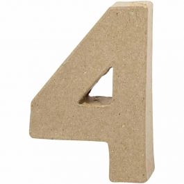 Number, 4, H: 10 cm, W: 6,8 cm, thickness 1,7 cm, 1 pc [HOB-26671]
