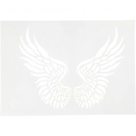 Stencil , wings, A4, 210x297 mm, 1 pc [HOB-26970]