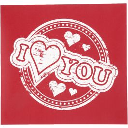 Screen Stencils, I love you, 20x22 cm, 1 sheet [HOB-27061]