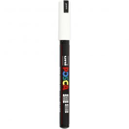 Posca Marker, white, no. PC-1MR, line 0,7 mm, 1 pc [HOB-272052]
