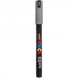 Posca Marker, silver, no. PC-1MR, line 0,7 mm, 1 pc [HOB-272805]