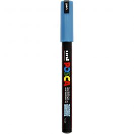 Posca Marker, metallic blue, no. PC-1MR, line 0,7 mm, 1 pc [HOB-272880]