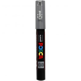 Posca Marker, silver, no. PC-1M, line 0,7 mm, 1 pc [HOB-273805]