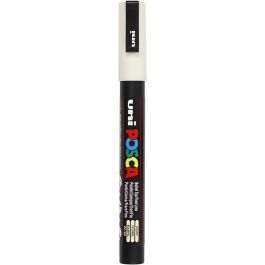 Posca Marker, ivory, no. PC-3M, line 0,9-1,3 mm, 1 pc [HOB-274019]