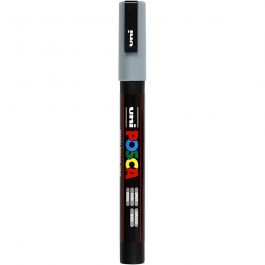Posca Marker, grey, no. PC-3M, line 0,9-1,3 mm, 1 pc [HOB-274095]
