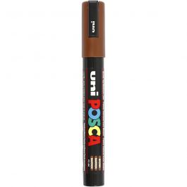Posca Marker, brown, no. PC-5M, line 2,5 mm, 1 pc [HOB-276045]