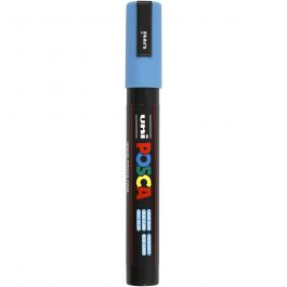 Posca Marker, light blue, no. PC-5M, line 2,5 mm, 1 pc [HOB-276057]