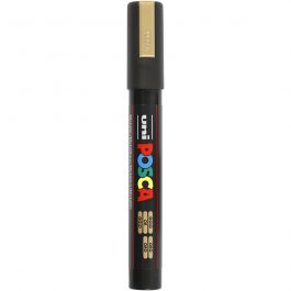 Posca Marker, gold, no. PC-5M, line 2,5 mm, 1 pc [HOB-276810]