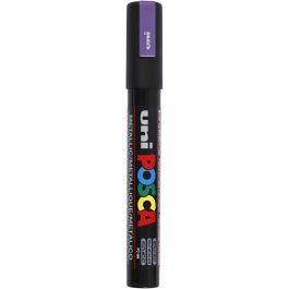 Posca Marker, metallic violet, no. PC-5M, line 2,5 mm, 1 pc [HOB-276840]
