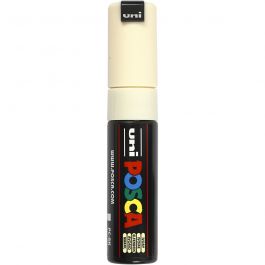 Posca Marker, ivory, no. PC-8K, line 8 mm, 1 pc [HOB-278019]