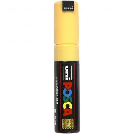 Posca Marker, straw yellow, no. PC-8K, line 8 mm, 1 pc [HOB-278038]