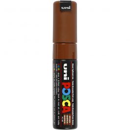 Posca Marker, brown, no. PC-8K, line 8 mm, 1 pc [HOB-278045]