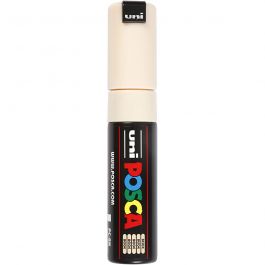 Posca Marker, beige, no. PC-8K, line 8 mm, 1 pc [HOB-278088]