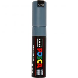 Posca Marker, slate grey, no. PC-8K, line 8 mm, 1 pc [HOB-278096]