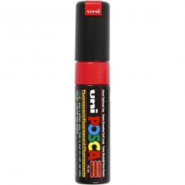 Posca Marker, fluo red, no. PC-8K, line 8 mm, 1 pc [HOB-278740]