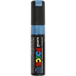 Posca Marker, metallic blue, no. PC-8K, line 8 mm, 1 pc [HOB-278880]