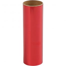 Deco Foil, red, W: 15,5 cm, thickness 0,02 mm, 50 cm/ 1 roll [HOB-283563]