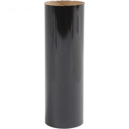 Deco Foil, black, W: 15,5 cm, thickness 0,02 mm, 50 cm/ 1 roll [HOB-283571]