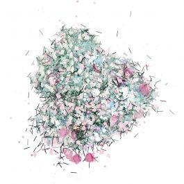 Glitter and Sequin Assortment, pastel colours, 170 g/ 1 tub [HOB-28396]