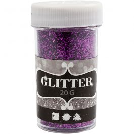 Glitter, purple, 20 g/ 1 tub [HOB-284285]