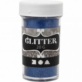 Glitter, blue, 20 g/ 1 tub [HOB-284286]