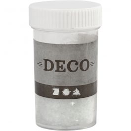 Glitter, transparent, size 1-3 mm, 30 g/ 1 tub [HOB-28433]