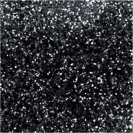 Bio-glitter, black, D 0,4 mm, 10 g/ 1 tub [HOB-284362]