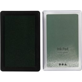 Ink Pad, leaf green, H: 2 cm, size 9x6 cm, 1 pc [HOB-285339]