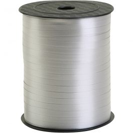 Curling Ribbon, silver, 400 m/ 1 roll [HOB-557488]