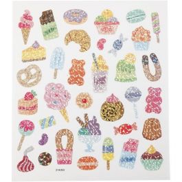 Stickers, candy, 15x16,5 cm, 1 sheet [HOB-29048]