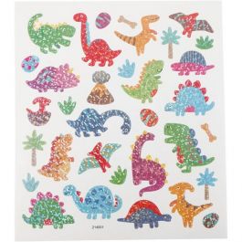Stickers, dino, 15x16,5 cm, 1 sheet [HOB-29049]
