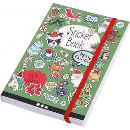 Sticker Book, christmas motifs, 76 sheet, size 11,5x17 cm, 1 pc [HOB-29070]