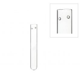 Glass Test tube 1.5cm diameter 15cm high, with 2 holes (set of 12 pcs) [IFS-29112]