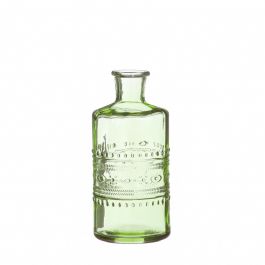 Flower vase Porto Ø7.5cm and 14.5cm high Green (12 pcs.) [IFS-29745]