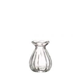 Flower vase Ø7 h: 9 cm Transparent (12 Pcs) [IFS-29800]