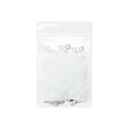 Grip Seal Bags with Write-on-Panel 7.5x10cm PE 50 micron (100 pieces) [2WE34]