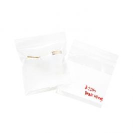 Grip Seal Bags with Write-on-Panel 10x10cm PE 50 micron (100 pieces) [2WE44]