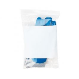 Grip Seal Bags with Write-on-Panel 15x23cm PE 50 micron (100 pieces) [2WE69]